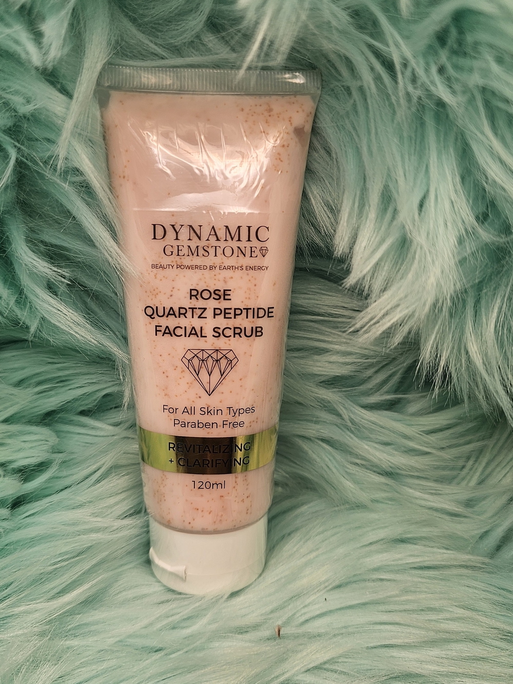 Dynamic Gemstone Rose Quartz Peptide Facial Scrub